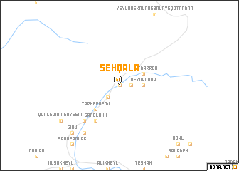 map of Seh Qalā