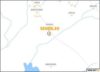 map of Seh Qal‘eh