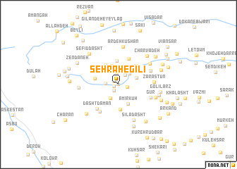 map of Seh Rāh-e Gīlī