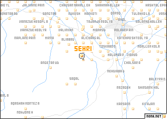 map of Seḩrī