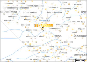 map of Sehruwāna