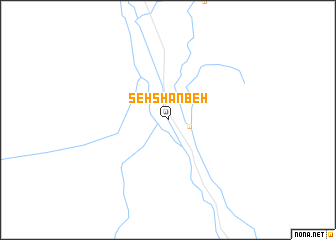 map of Seh Shanbeh