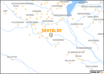 map of Seh Tolān