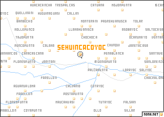 map of Sehuincacoyoc