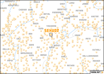 map of Sehwar