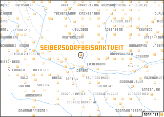 map of Seibersdorf bei Sankt Veit