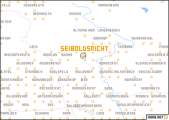 map of Seiboldsricht