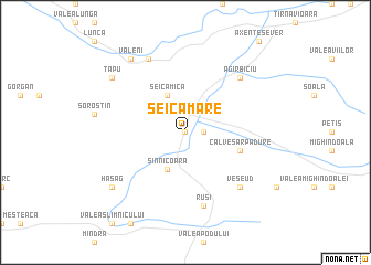 map of Şeíca Mare