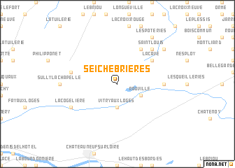 map of Seichebrières