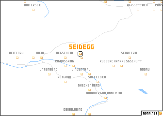 map of Seidegg