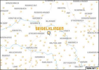 map of Seidelklingen