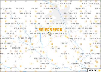 map of Seiersberg