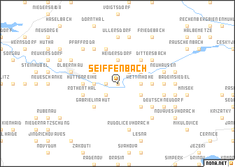 map of Seiffenbach