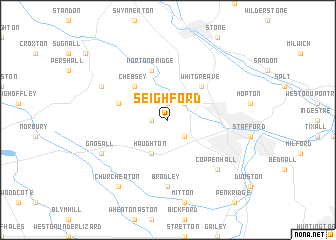 map of Seighford
