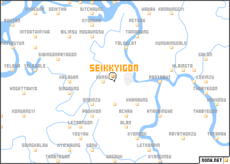 map of Seikkyigon