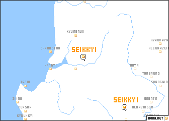 map of Seikkyi