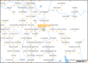 map of Seikkyi