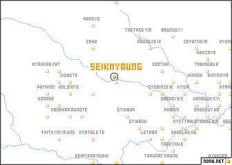 map of Seikmyaung