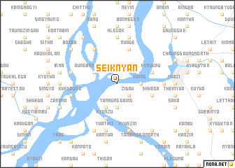 map of Seiknyan