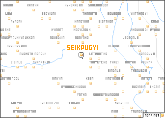 map of Seikpugyi