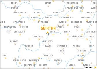 map of Seiktha