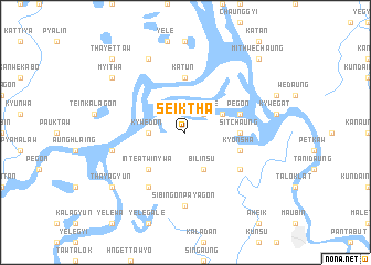 map of Seiktha