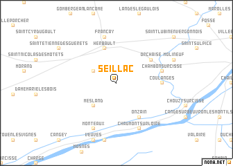 map of Seillac