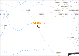 map of Seïmana