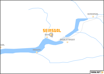 map of Seimsdal