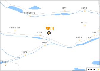 map of Seim