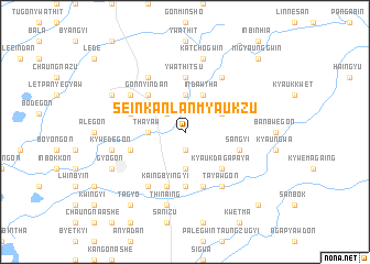 map of Seinkanlan Myaukzu