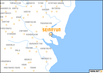 map of Seinnyun