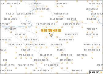 map of Seinsheim