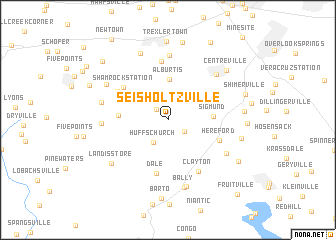 map of Seisholtzville