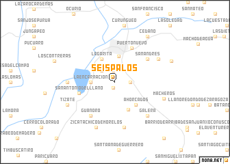 map of Seis Palos