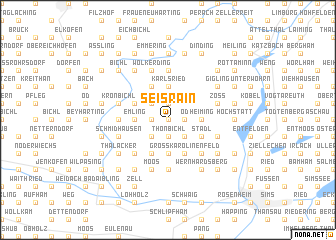 map of Seisrain