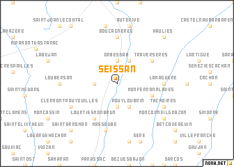 map of Seissan