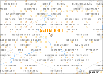 map of Seitenhain