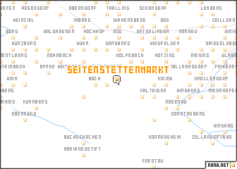 map of Seitenstetten Markt