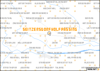 map of Seitzersdorf-Wolfpassing