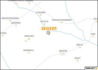 map of Seivern