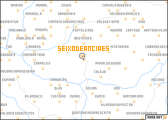 map of Seixo de Anciães