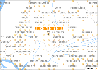 map of Seixo de Gatões