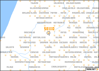 map of Seixo