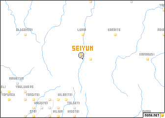 map of Seiyum