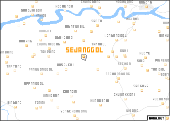 map of Sejang-gol