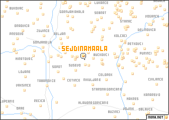 map of Sejdina Maala