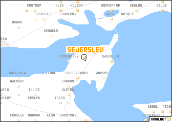 map of Sejerslev