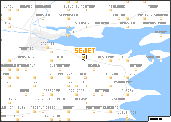 map of Sejet
