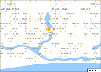 map of Seje